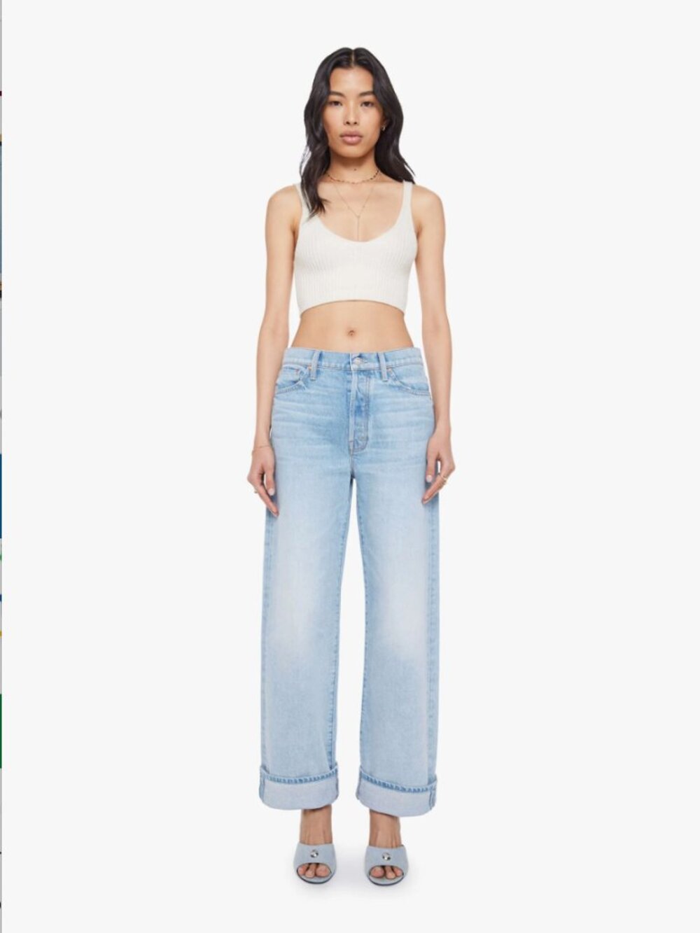 Mother Jeans The Dodger Button Hover Cuff - Funk N' Flair 27 NWT